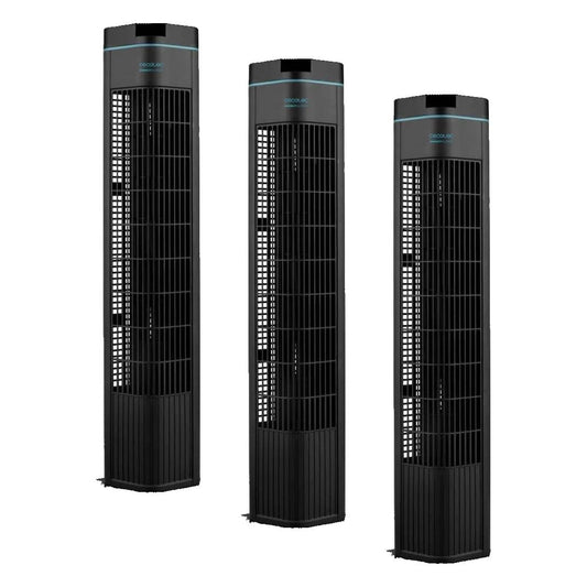 3 ventilateurs CECOLEC Colonne Silencieux 3 Vitesses 90º (lot)